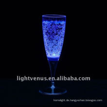 LED Beleuchtung leuchten Tasse flüssige aktiv trinken Glas Dekoration Kunststoff led Flash-Champagner Glas